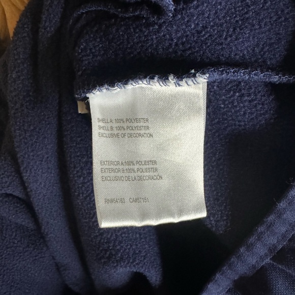 MLB genuine merchandise New York Yankees 1/4 zip navy blue baseball jacket XL - Picture 5 of 6